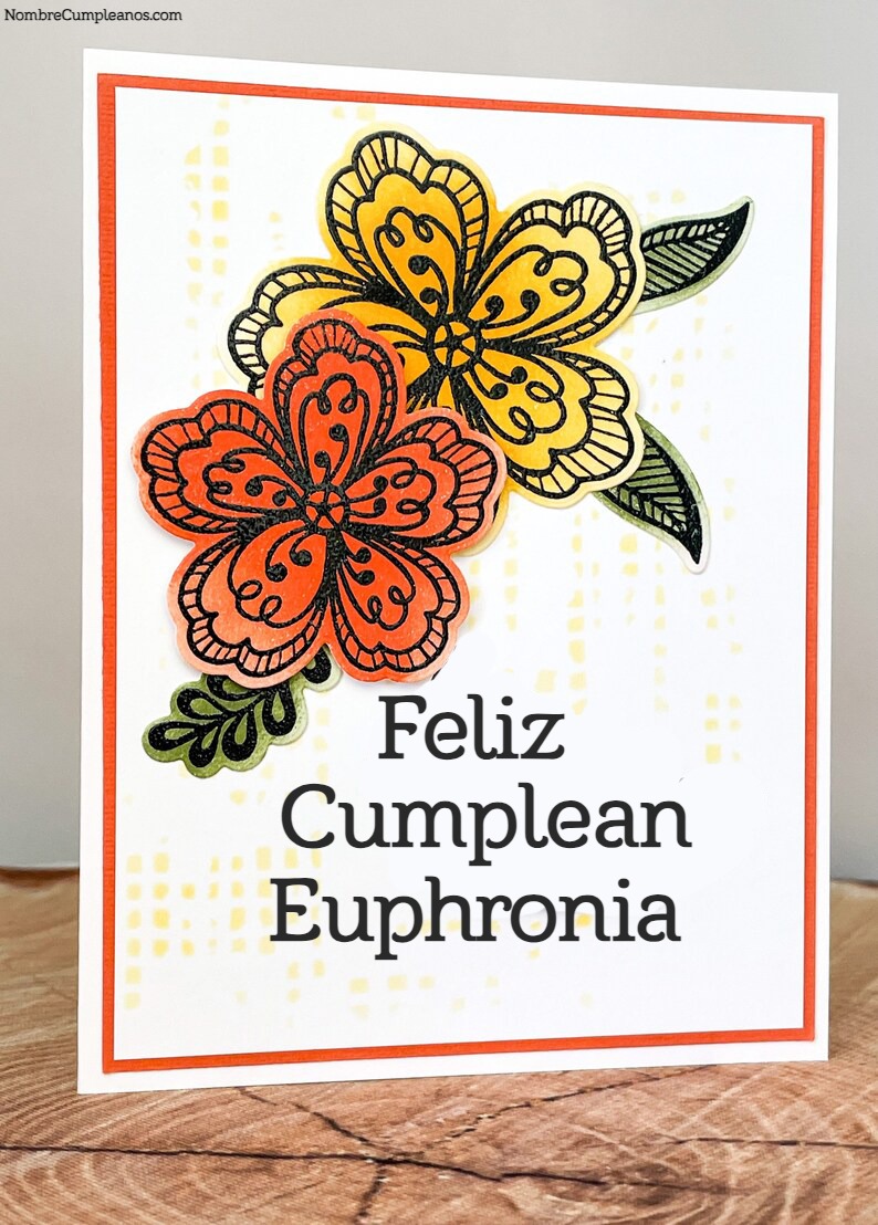 Feliz Cumpleaños Euphronia Tartas Tarjetas Deseos