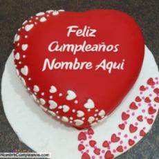 Feliz Cumpleanos Hija Pastle Con Nombre